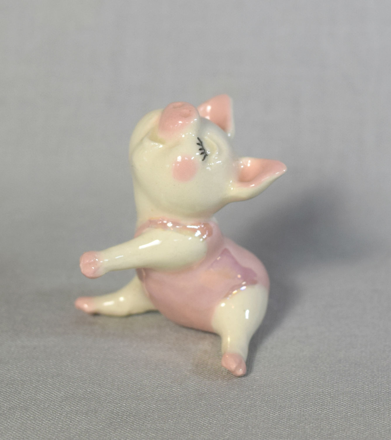 Aerobic Pig, seated, arms out -image