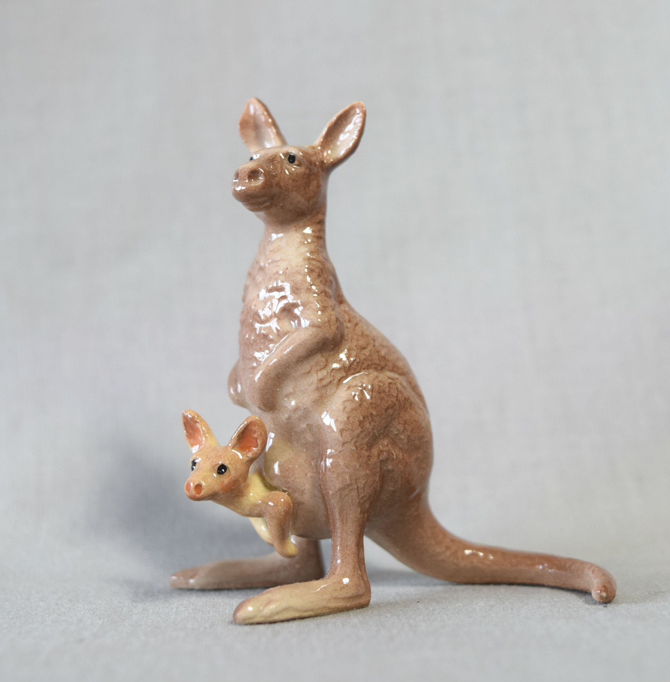 Kangaroo Mama with Joey-image