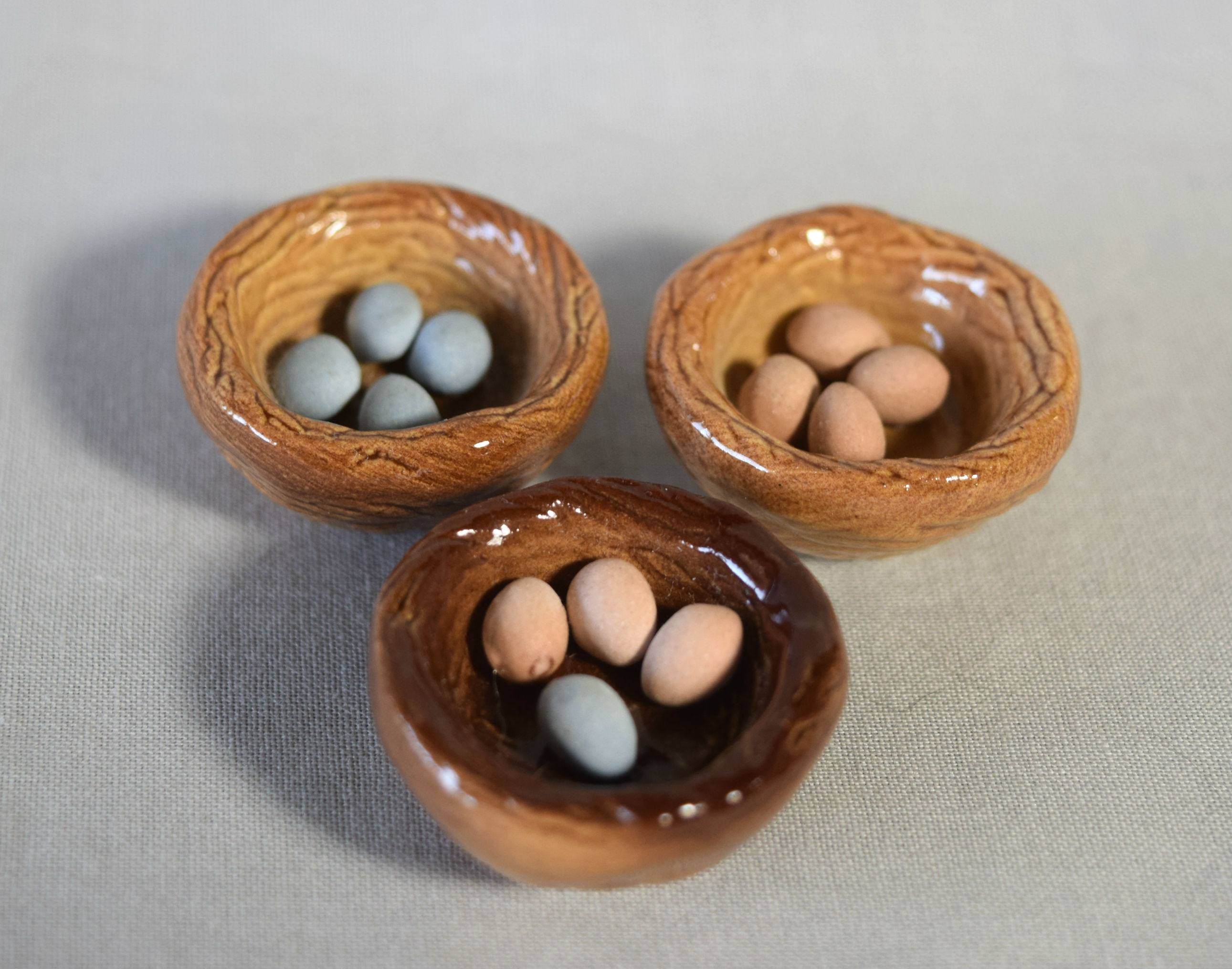 Nest with Colored Eggs-image