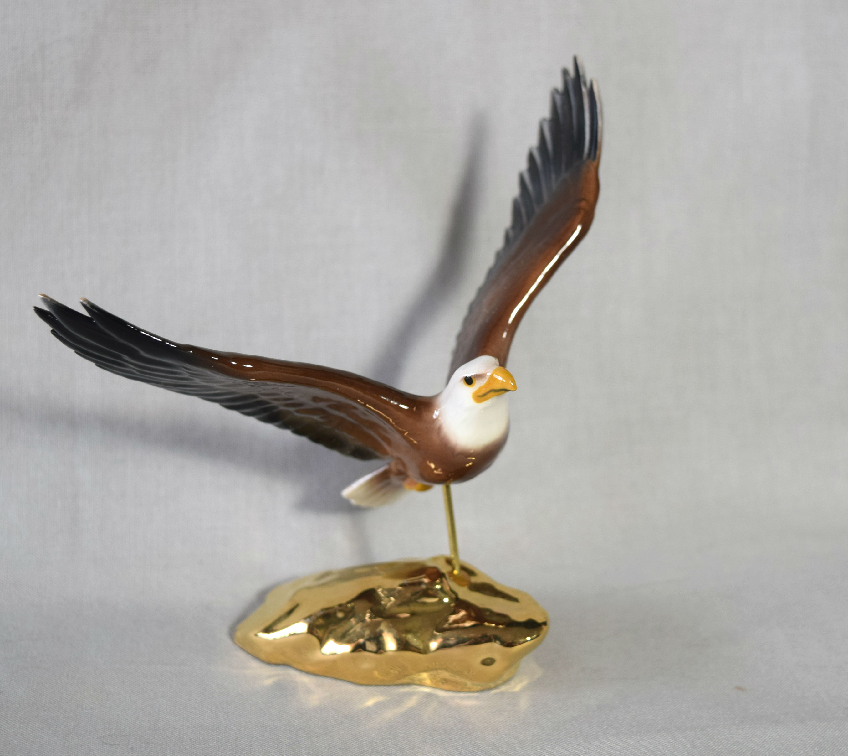 Eagle with Gold Rock-image