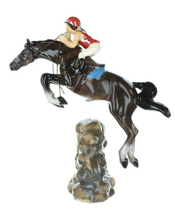 Jumping Horse with Rider-image