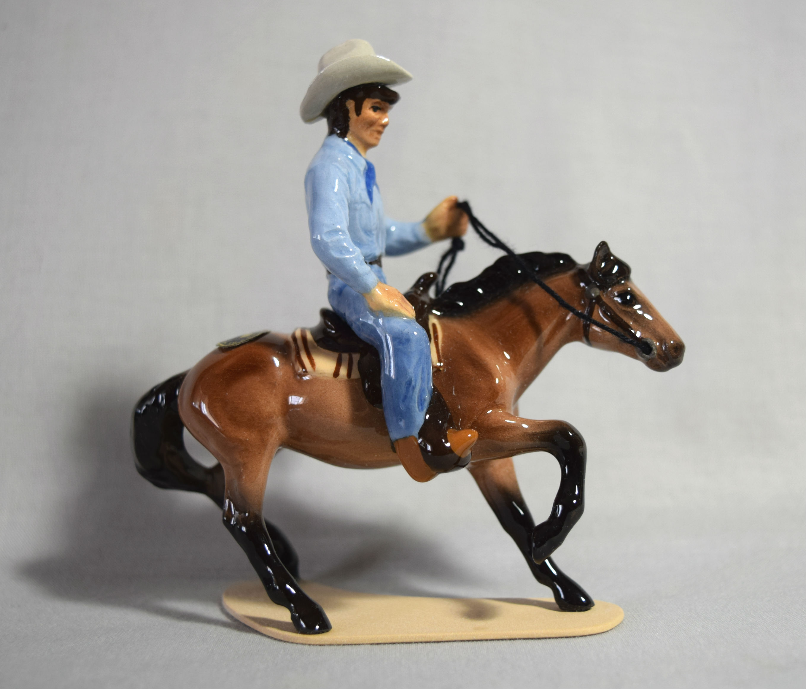 Cowboy on Cutting Horse-image