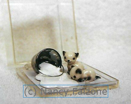 Boxed Siamese Kittens and Spilled Milk Set-image