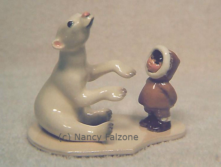 Polar Bear and Eskimo-image