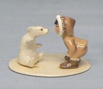 Eskimo and Polar Bear Cub Set-image