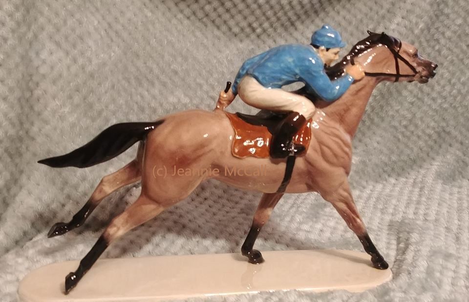 Thoroughbred and Jockey-image